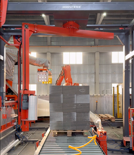 美奇斯纏繞機在建筑材料行業(yè)的應用(圖1) 美奇斯纏繞機在建筑材料行業(yè)的應用(圖1)